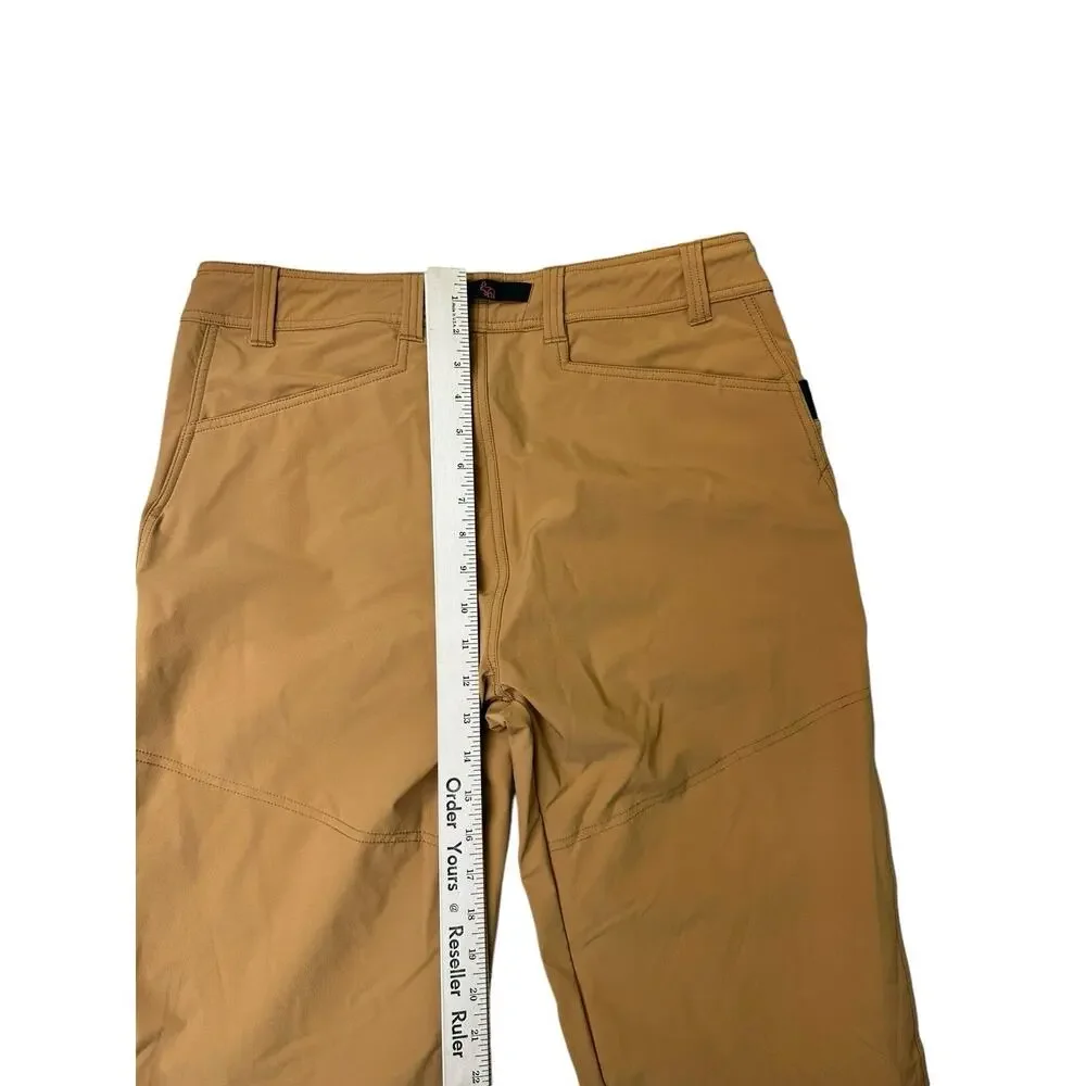 Western Rise Pants Men’s 34 Mustard Yellow Chino Outdoors Hiking Camping